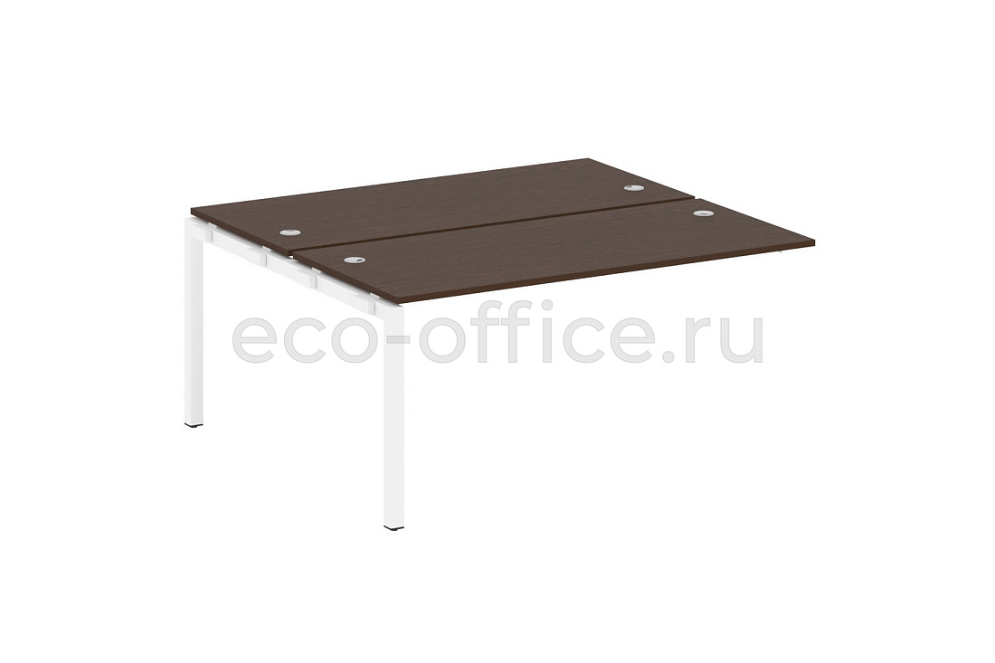 Проходной наборный элемент METAL SYSTEM QUATTRO 5x5 50БП.ПРС-СП-2.4 Венге Цаво / Белый металл купить в Москве