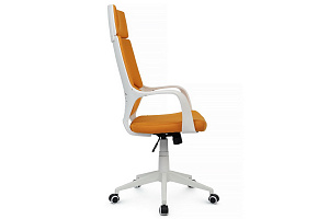 Кресло RV Chair IQ RV 8989 Белый пластик / Оранжевая ткань фото