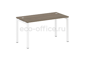 Стол письменный METAL SYSTEM QUATTRO 5x5 50БП.СП-3 Вяз Благородный / Белый металл фото