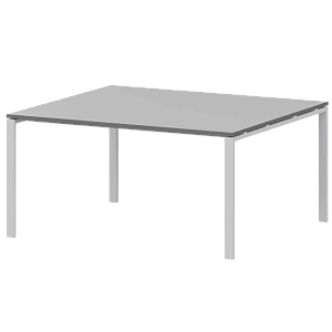 Стол переговорный на металлокаркасе Protech АМП-002.123 Серый/Белый фото