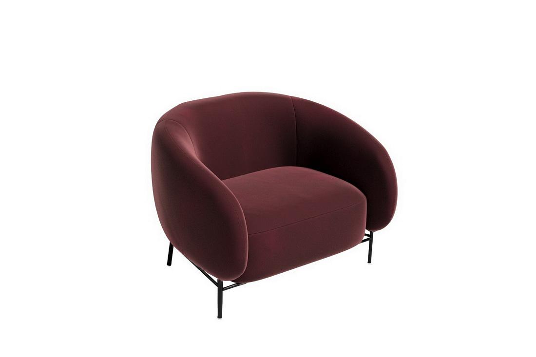 диван одноместный belt blt-1 велюр verona premium 743 фото