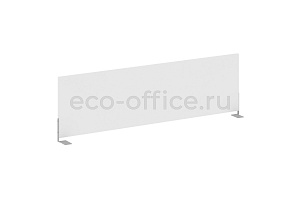 Экран для стола боковой L1235 METAL SYSTEM STYLE Б.ЭКР-123 Белый / Серый металл фото