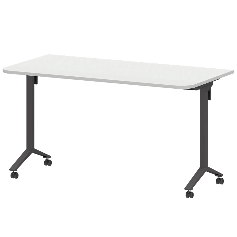 стол мобильный складной радиусный protech мб22-140.70р белый/антрацит фото