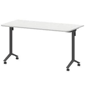 Стол мобильный складной радиусный Protech МБ22-140.70Р Белый/Антрацит фото