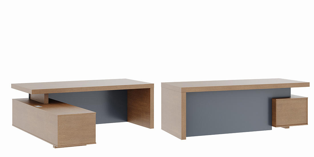 стол письменный с тумбой большой concept con36210324 фото