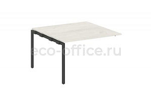 Проходной наборный элемент переговорного стола METAL SYSTEM QUATTRO 4x4 40БП.ППРГ-2 Дуб Наварра / Антрацит металл фото