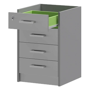 Корпус тумбы приставной Protech АТ-05 Серый фото