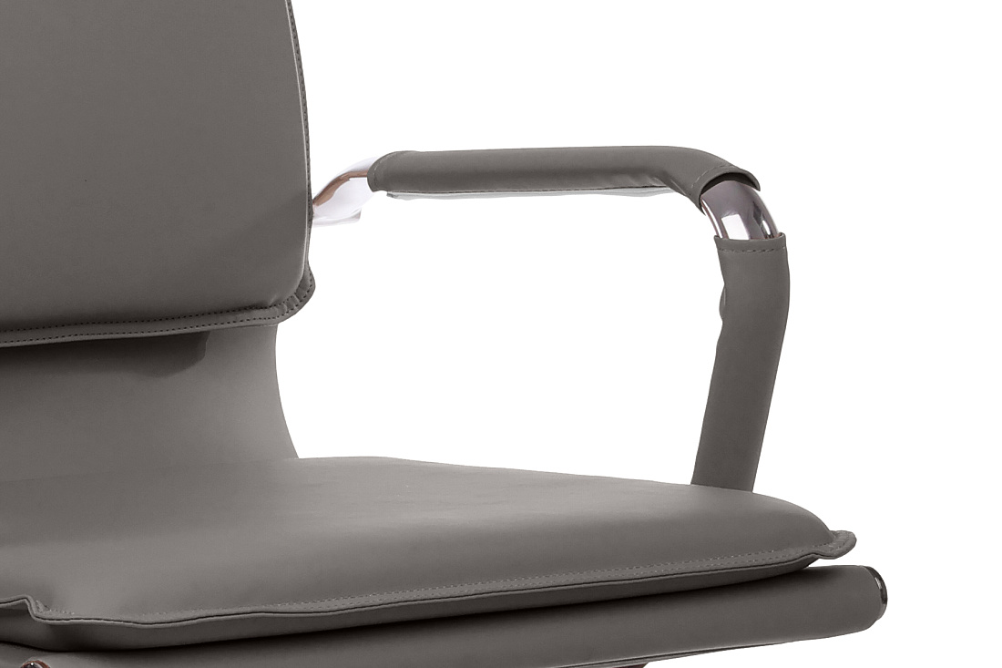 Кресло RV Chair HUGO 6003-2SE Серая экокожа  стоимость
