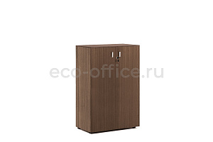Шкаф средний EXE 101 713 WAL 07 Орех / Хром фото