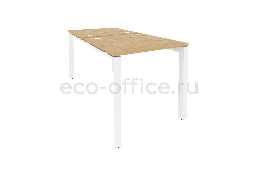 Рабочая станция на П-образном м/к ONIX O.MP-D.RS-2.0.8 Тиквуд Светлый / Белый металл  стоимость