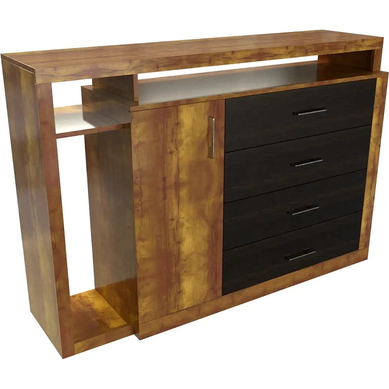 комод protech бн-21 таксония/дуб тортона фото