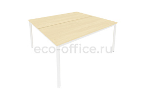 Рабочая станция на металлокаркасе SLIM SYSTEM С.СП-6.3 Клён / Белый металл фото