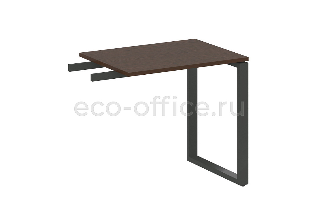 Приставной элемент на О-образном м/к METAL SYSTEM STYLE БО.ПР-2 Венге Цаво / Антрацит металл  стоимость