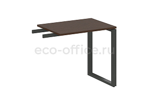 Приставной элемент на О-образном м/к METAL SYSTEM STYLE БО.ПР-2 Венге Цаво / Антрацит металл фото