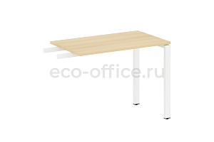Приставной элемент на П-образном м/к METAL SYSTEM STYLE БП.ПР-3 Акация Лорка / Белый металл фото