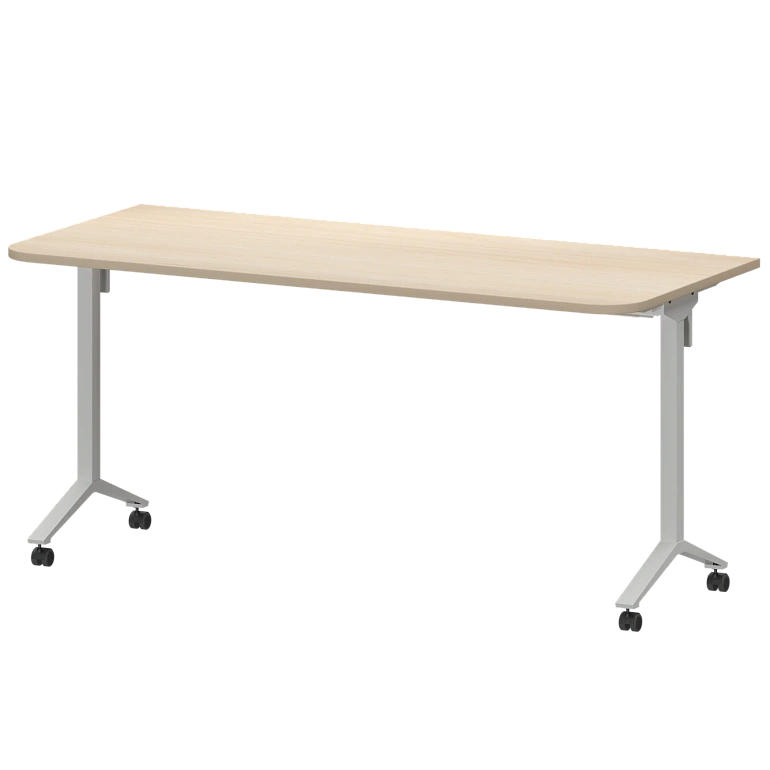 стол мобильный складной радиусный protech мб22-160.70р бук/белый фото