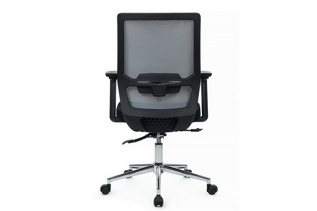 Кресло RV Chair FIX 851E-3D-M3 Серая сетка / Чёрная ткань  стоимость