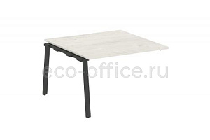 Проходной наборный элемент переговорного стола METAL SYSTEM STYLE БА.ППРГ-2 Дуб Наварра / Антрацит металл фото