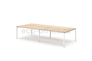 Бенч на 4 рабочих места TOUR LIGHT bench 320x143 DL Дуб Калифорнийский фото