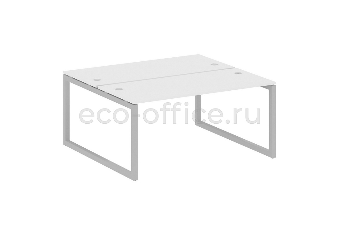 Рабочая станция METAL SYSTEM QUATTRO 5x5 50БО.РАС-СП-2.4 Белый / Серый металл  стоимость