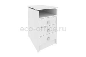 Тумба приставная STYLE Л.ТП-4.1F Белый фото