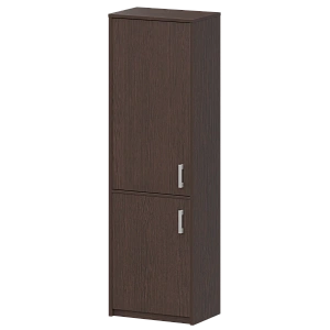 Шкаф комбинированный закрытый узкий Protech А-321/А-621 Дуб венге фото