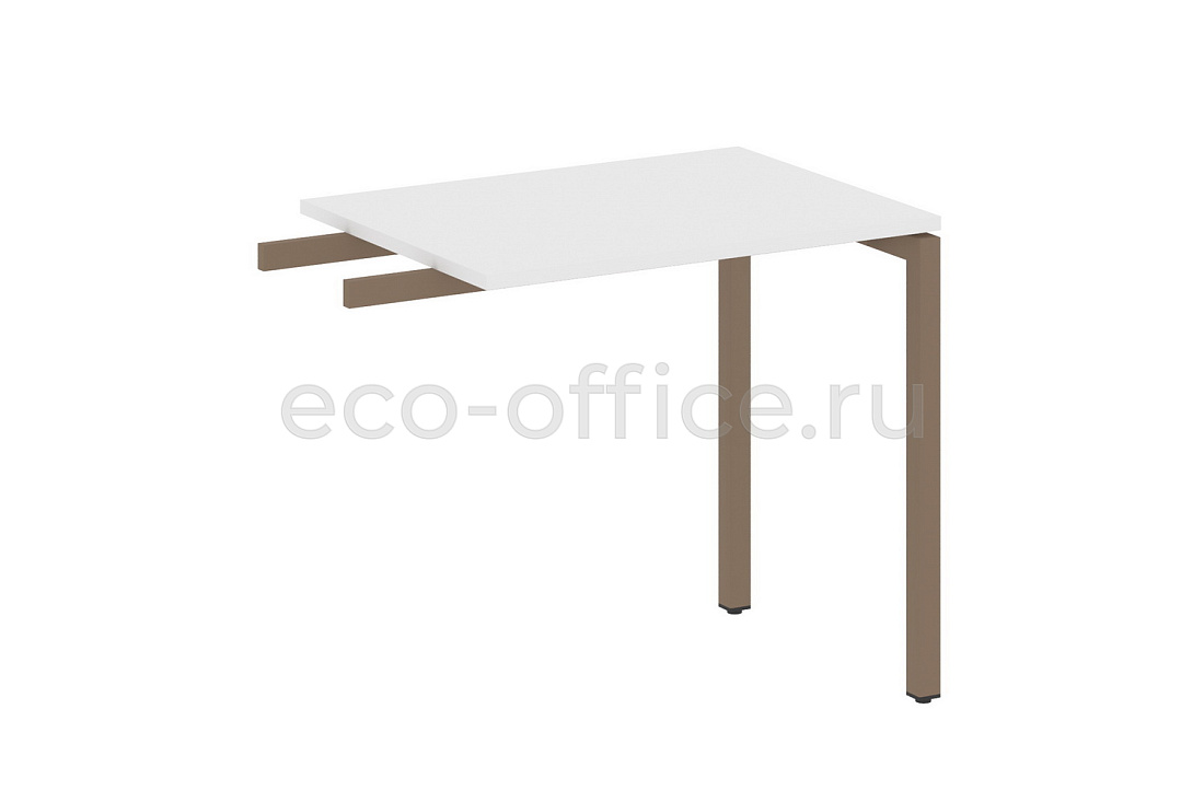 Приставной элемент на П-образном м/к METAL SYSTEM QUATTRO 4x4 40БП.ПР-2 Белый / Мокко металл  стоимость
