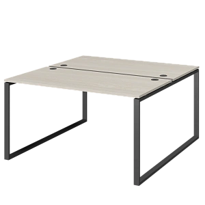 Бенч двойной на 2 рабочих места Protech АМБ.О-002 Ясень шимо/Антрацит фото