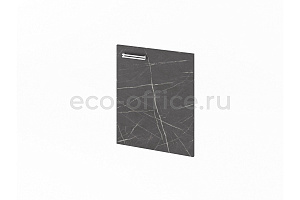 Дверь низкая левая FESTUS FI-011L.G Камень Пьетра Гриджиа черный фото