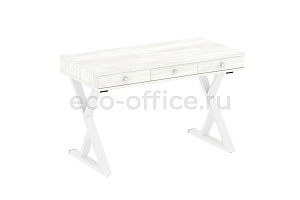 Стол на металлокаркасе HomeOffice VR.SP-1-118.M Снежная Патина / Белый металл фото
