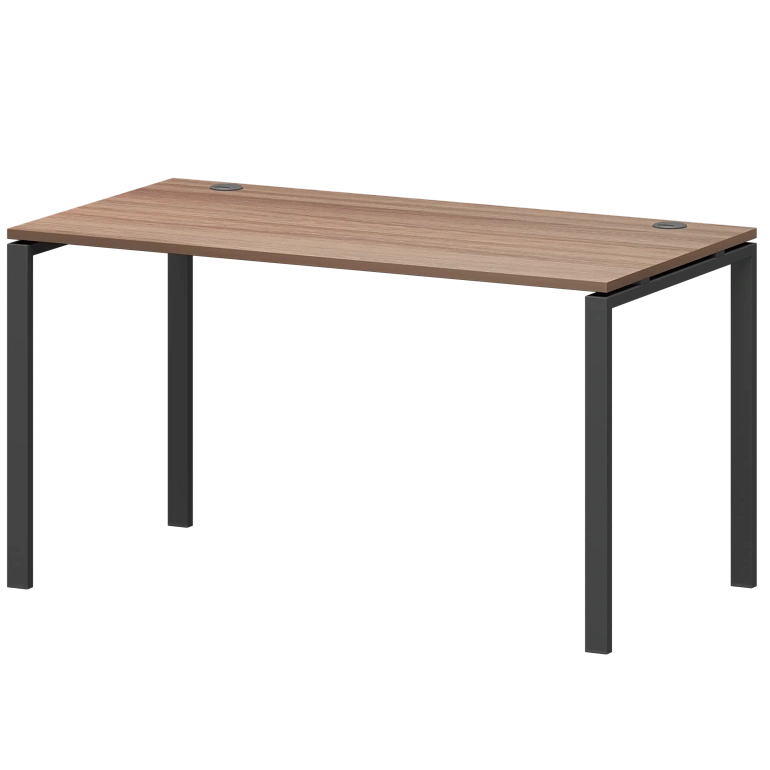 стол на металлокаркасе protech ам-003.60 темный шимо/антрацит фото