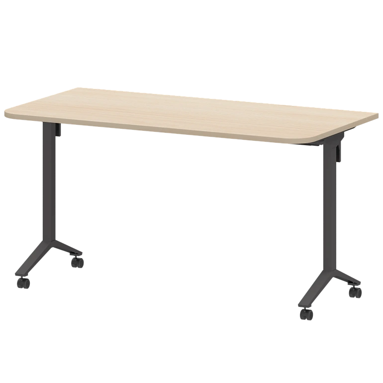 стол мобильный складной радиусный protech мб22-140.70р бук/антрацит фото