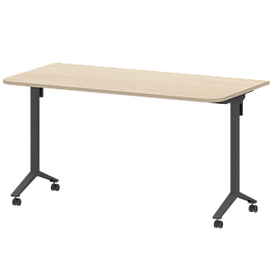 Стол мобильный складной радиусный Protech МБ22-140.70Р Бук/Антрацит фото