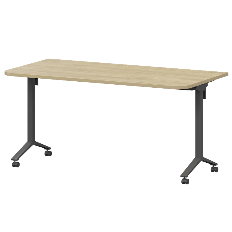 стол мобильный складной радиусный protech мб25-140.70р баттл рок/антрацит фото