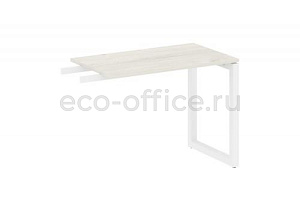 Приставной элемент на О-образном м/к METAL SYSTEM QUATTRO 5x5 50БО.ПР-3 Дуб Наварра / Белый металл фото