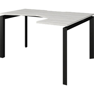 Стол эргономичный правый на металлокаркасе Protech НТМП.П-040.ПР Сосна винтер/Антрацит фото