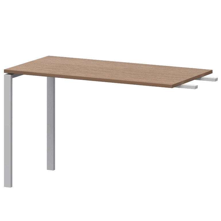 бриф-приставка на металлокаркасе protech ам-120.60 орех/белый фото