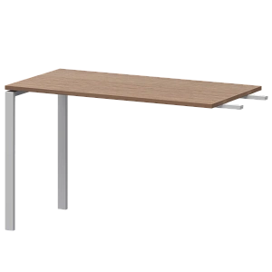 Бриф-приставка на металлокаркасе Protech АМ-120.60 Орех/Белый фото