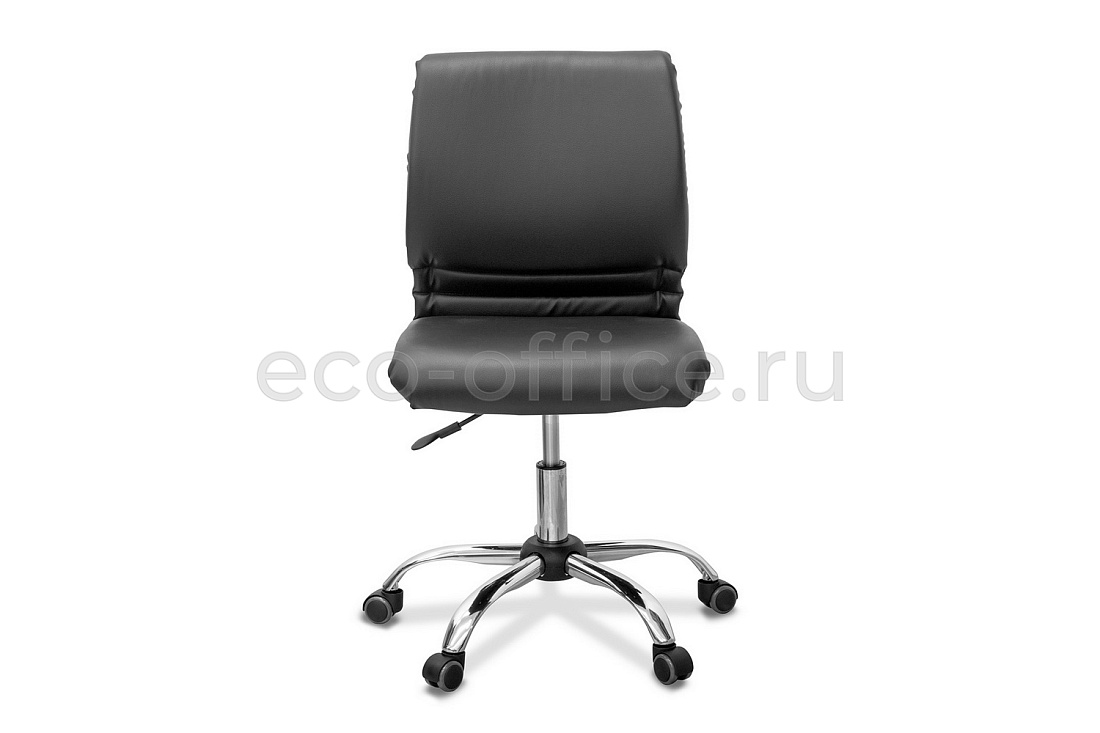 Кресло офисное КВАДРО X Чёрная экокожа  стоимость