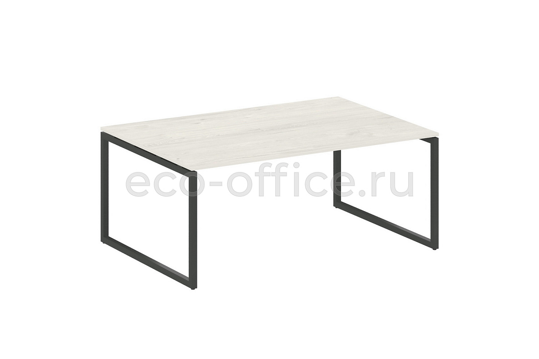 Стол переговорный (1 столешница) METAL SYSTEM QUATTRO 4x4 40БО.ПРГ-1.5 Дуб Наварра / Антрацит металл   стоимость