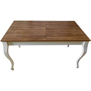 Стол обеденный белый/engadina Protech КМ-61 Белый/Энгадина фото