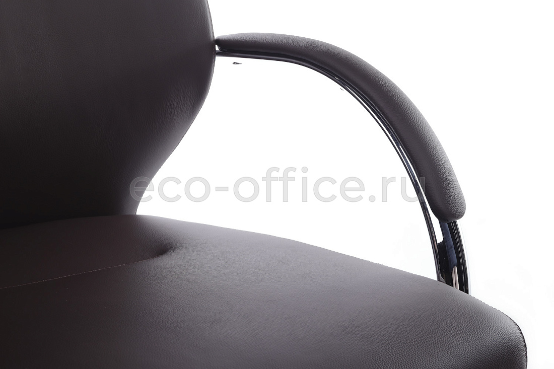 Конференц-кресло RV Design ALONZO-CF C1711 Тёмно-коричневая кожа  стоимость