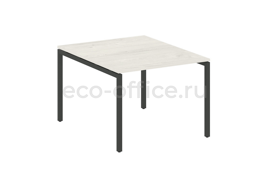 Стол переговорный (1 столешница) METAL SYSTEM QUATTRO 4x4 40БП.ПРГ-1.1 Дуб Наварра / Антрацит металл   стоимость
