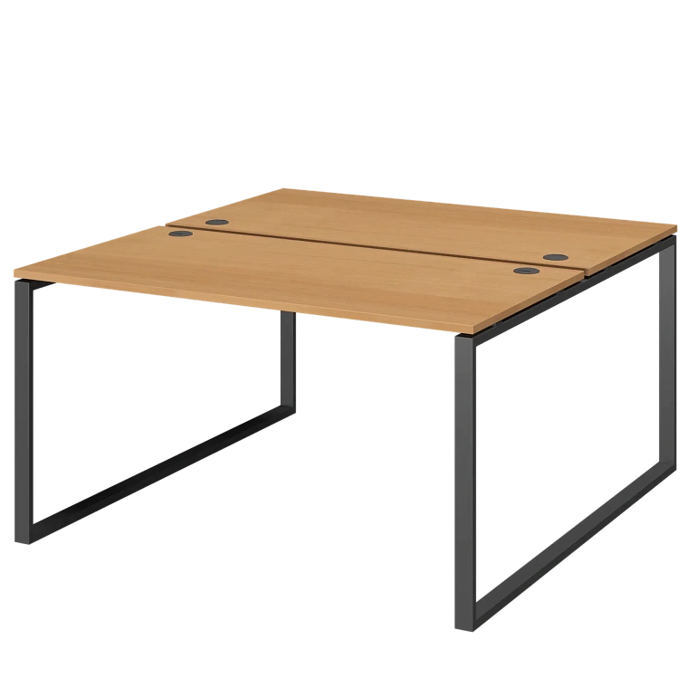 бенч двойной на 2 рабочих места protech амб.о-003.60 ольха/антрацит фото