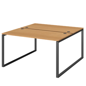 Бенч двойной на 2 рабочих места Protech АМБ.О-003 Ольха/Антрацит фото