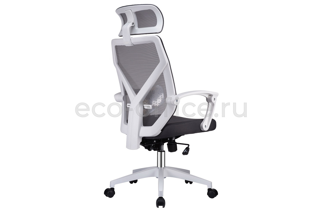 Кресло RV Chair OLIVER W-203 AC Белый пластик / Серая сетка  стоимость