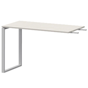 Бриф-приставка на металлокаркасе Protech АМ.О-120.60 Ясень шимо/Белый фото