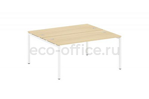 Рабочая станция METAL SYSTEM QUATTRO 4x4 40БП.РАС-СП-2.4 Акация Лорка / Белый металл фото