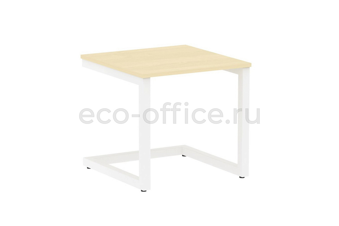 Стол журнальный на металлокаркасе HomeOffice VR.SP-2-58.G white Клён / Белый металл  стоимость