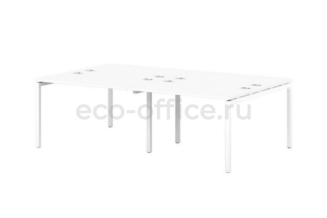 Бенч-система на металлокаркасе 40*40 SENTIDA STEEL S-147 Белый  стоимость